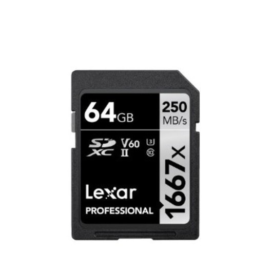 렉사 Lexar SD카드 1667배속 UHS-Ⅱ급 64GB